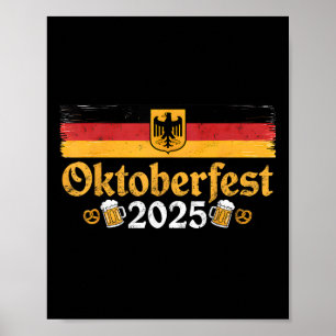 Póster Vista del Festival de la Vintage de la Bandera Ale