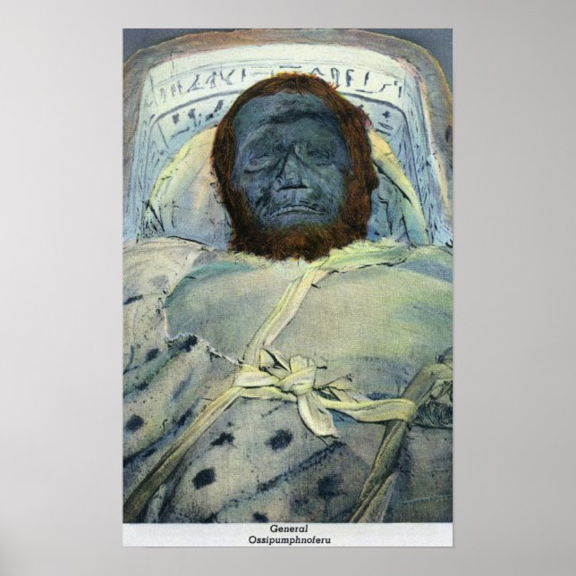 Póster Vista del General Ossipumphnoferu Mummy (Frente)