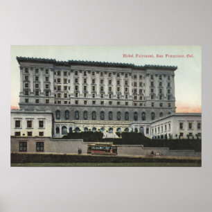 Póster Vista del hotel de Fairmont