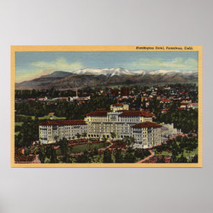 Póster Vista del hotel de Huntington
