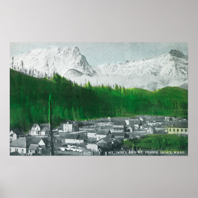 Póster Vista del Índice Mt y Mt Persis (Frente)