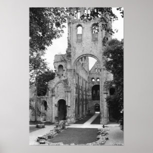 Póster Vista del interior de la iglesia, c.1052-67