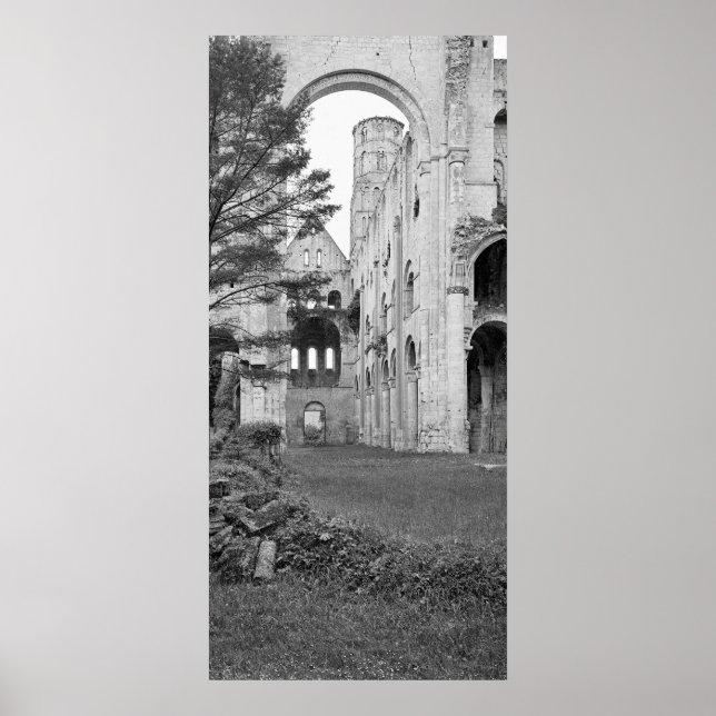 Póster Vista del interior de la iglesia, c.1052-67 (Frente)