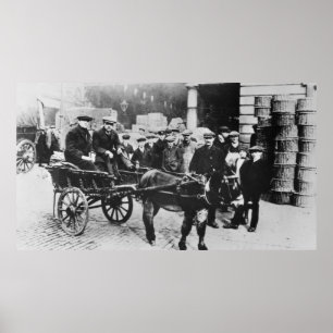 Póster Vista del jardín de Covent Market, 1900