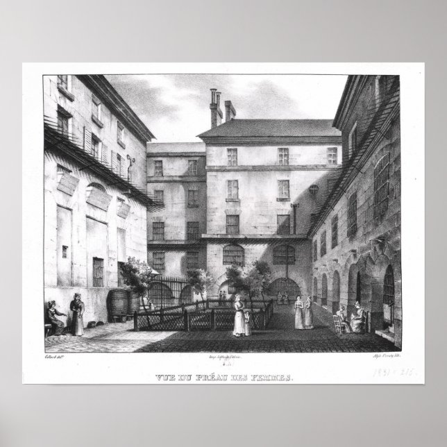 Póster Vista del Jardín de las Mujeres (Frente)