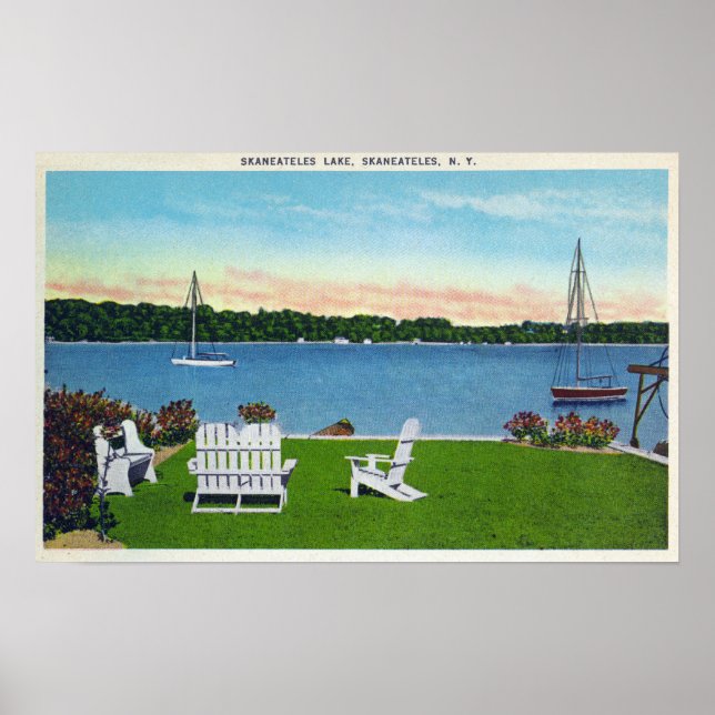 Póster Vista del lago (Frente)