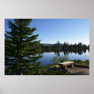 Póster Vista del lago Sprague