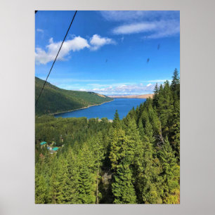 Póster Vista del lago Wallowa, Oregón