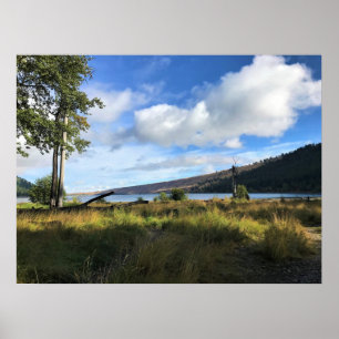 Póster Vista del lago Wallowa, Oregón