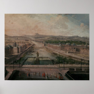 Póster Vista del lugar Dauphine y el Sena