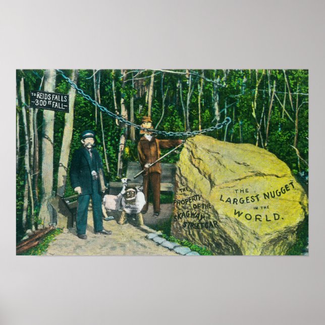 Póster Vista del mayor número de oro del mundo (Frente)