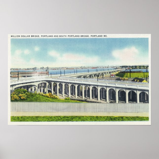 Póster Vista del millón de dólares (Frente)