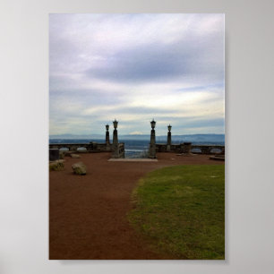 Póster Vista del Monte St. Helens, Portland, Oregón