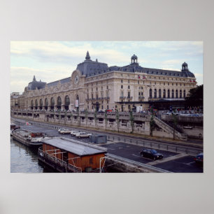 Póster Vista del Museo de Orsay desde el noroeste