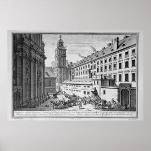 Póster Vista del nuevo observatorio en los jesuitas