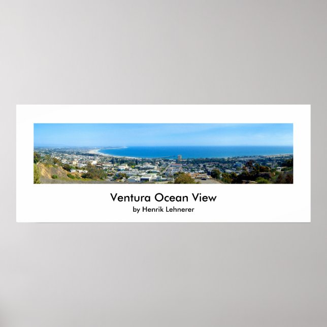 Póster Vista del océano Ventura (Frente)