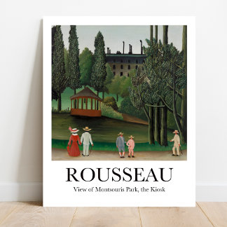 Póster Vista del parque Montsouris del Kiosk Henri Rousse