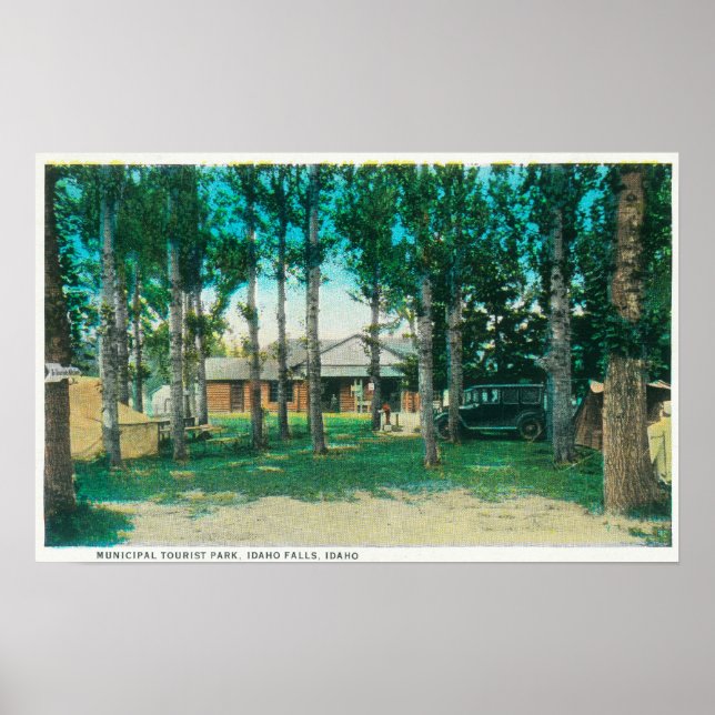 Póster Vista del Parque Turístico Municipal Cataratas Ida (Frente)