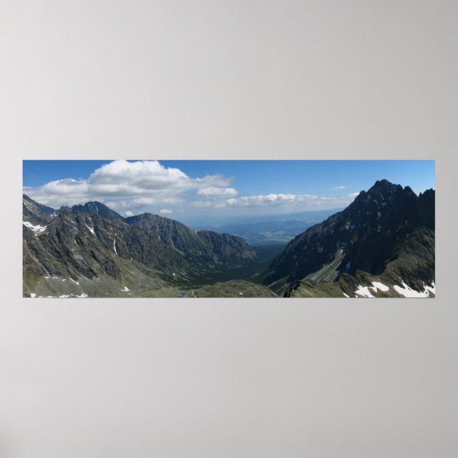 Póster Vista del paso de Koprowa, Tatras (Frente)