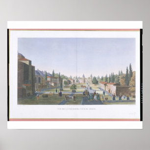 Póster Vista del patio externo del serrallo, Topka