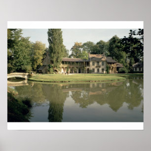 Póster Vista del Petit Hameau, 1782-85 (foto)