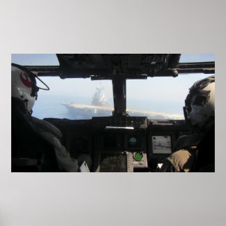Póster Vista del piloto