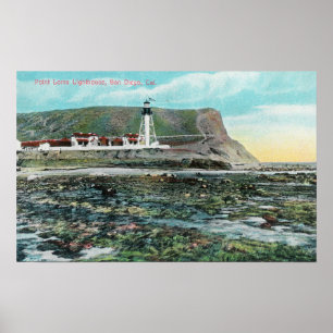 Póster Vista del Point Loma LighthouseSan Diego, CA