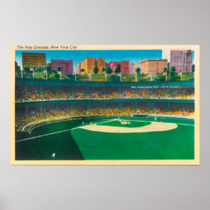 Póster Vista del polo GroundsNew York, NY