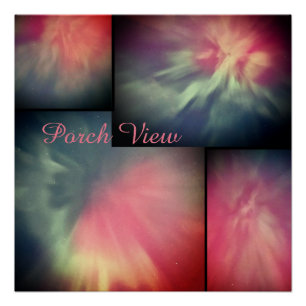 Póster Vista del porche / Corona /
