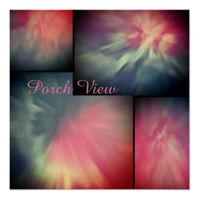 Póster Vista del porche / Corona /  (Anverso)