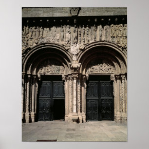 Póster Vista del Portico de las Platerias
