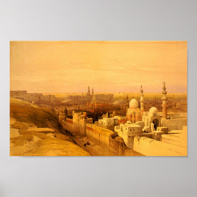 Póster Vista del Poster de El Cairo (Frente)