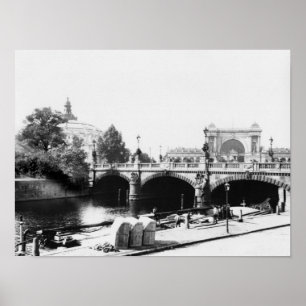 Póster Vista del puente de Moltke