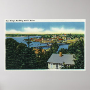 Póster Vista del puente del pie