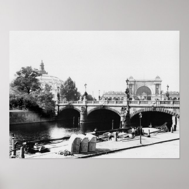 Póster Vista del puente Moltke (Frente)