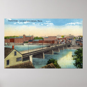 Póster Vista del puente norte
