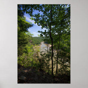 Póster Vista del río Cumberland, Kentucky