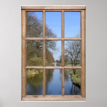 Vista del río desde una ventana