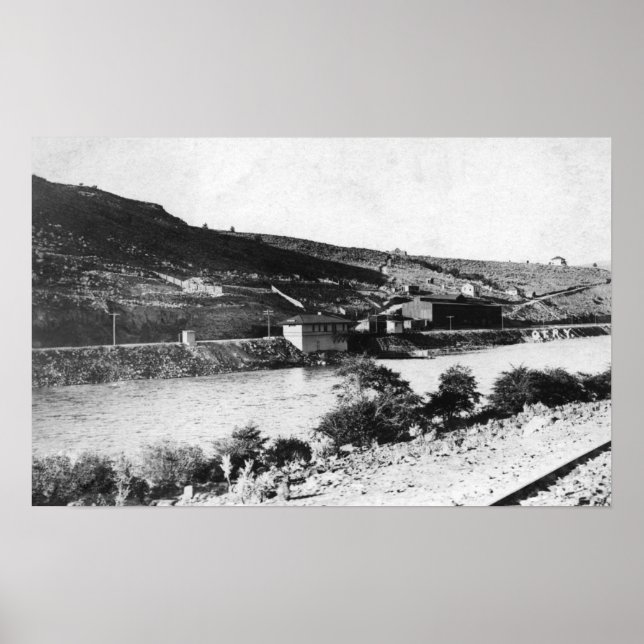 Póster Vista del río Maupin, Oregón y Deschutes (Frente)