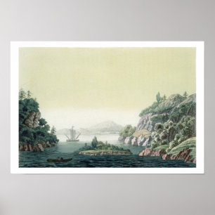 Póster Vista del río Potomac cerca del Monte Vernon (colo