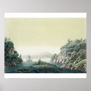 Póster Vista del río Potomac cerca del Monte Vernon (colo