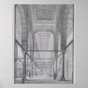 Póster Vista del Santuario de la Mezquita de Moyed, Plat