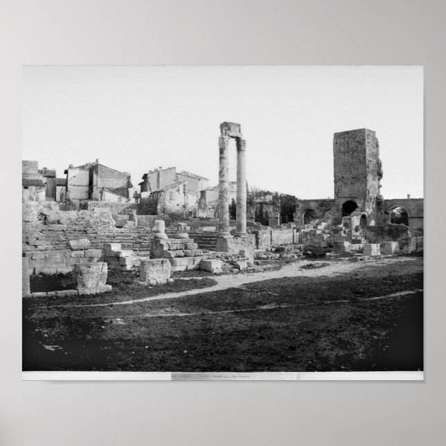 Póster Vista del Teatro Antiguo (Frente)