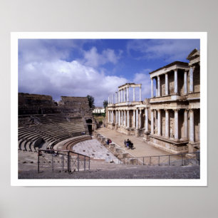Póster Vista del teatro, iniciado 24 a.C. (foto) 5