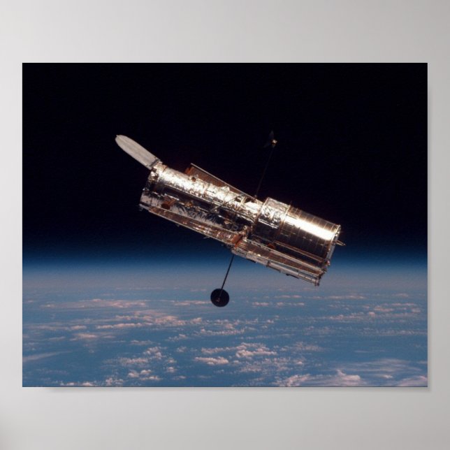 Póster Vista del telescopio Hubble desde el descubrimient (Frente)