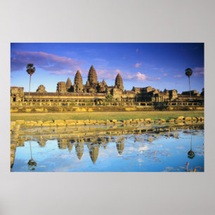 Póster Vista del Templo Desde Delantero