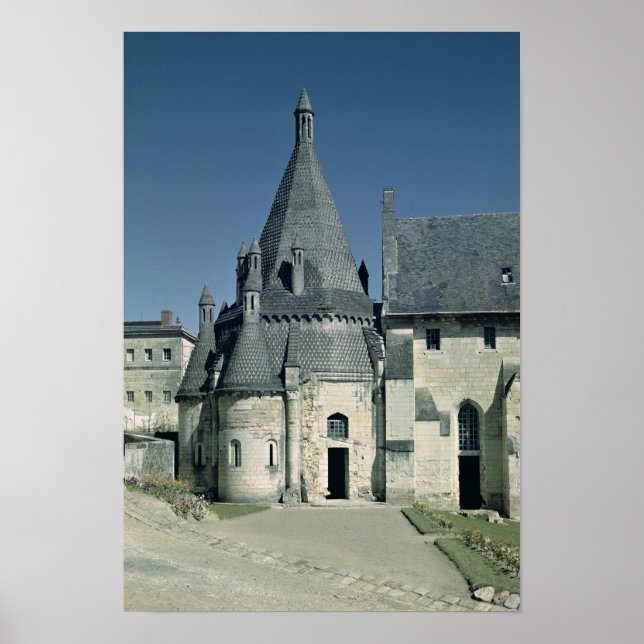 Póster Vista del Tour d'Evrault (Frente)