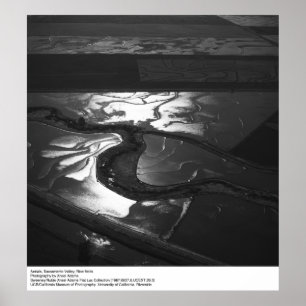 Póster Vista del Valle de Sacramento por Ansel Adams