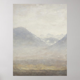 Póster Vista del Valle de Ulten – Pintura Atemporal