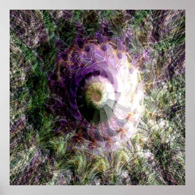 Póster Vista del volcán...... (Frente)